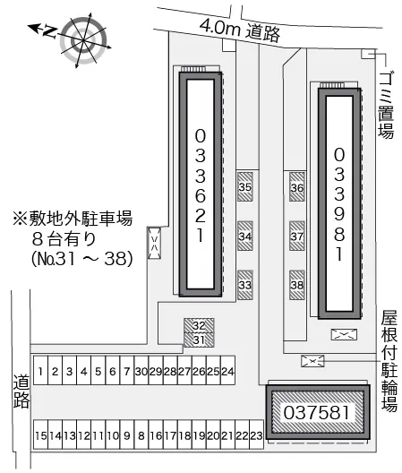 北足立郡伊奈町小室 月極駐車場